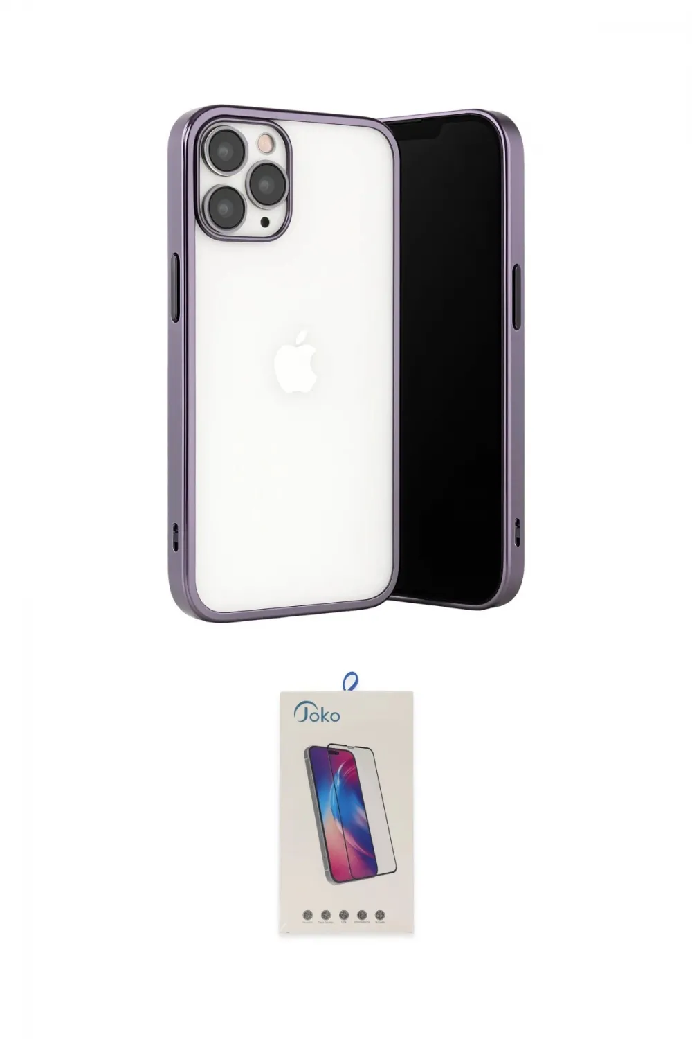 ieg™ iPhone 13 Pro Max Kılıf Vadi Minimal - Siyah Joko 5D Cam