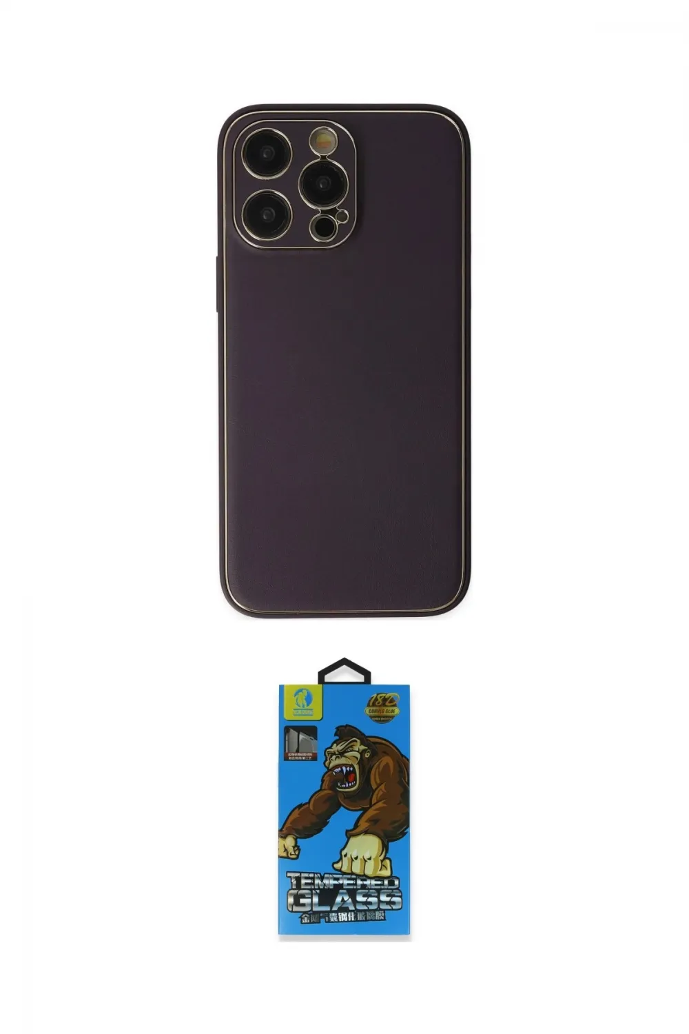 ieg™ iPhone 13 Pro Max Kılıf Yadigar Klasik - Siyah 18D Cam Ekran Koruyucu