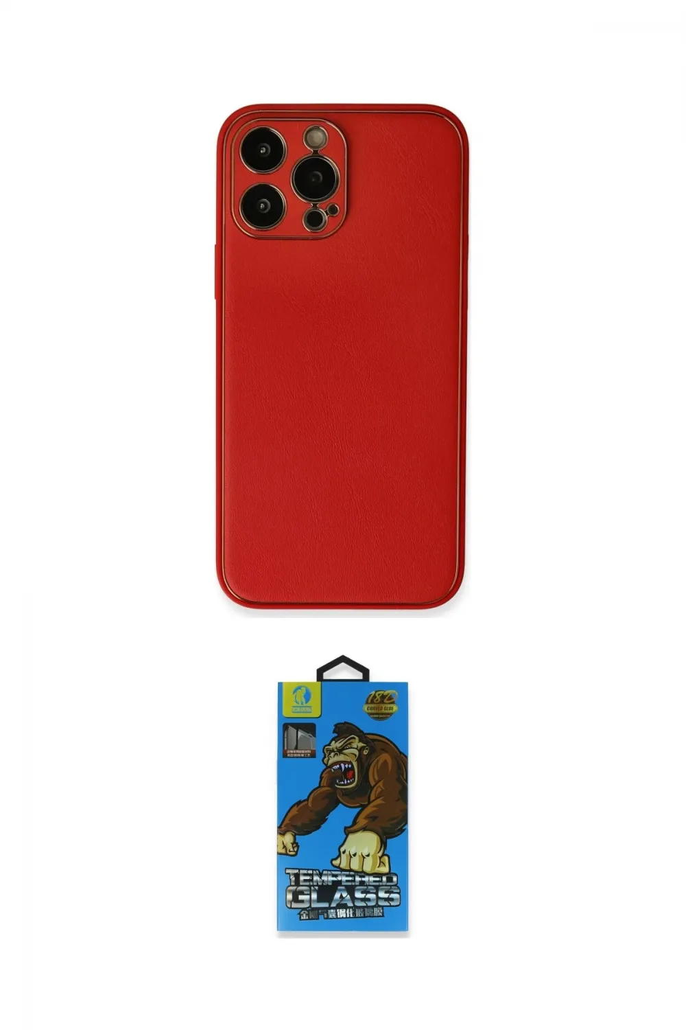 ieg™ iPhone 13 Pro Max Kılıf Yadigar Klasik - Siyah 18D Cam Ekran Koruyucu