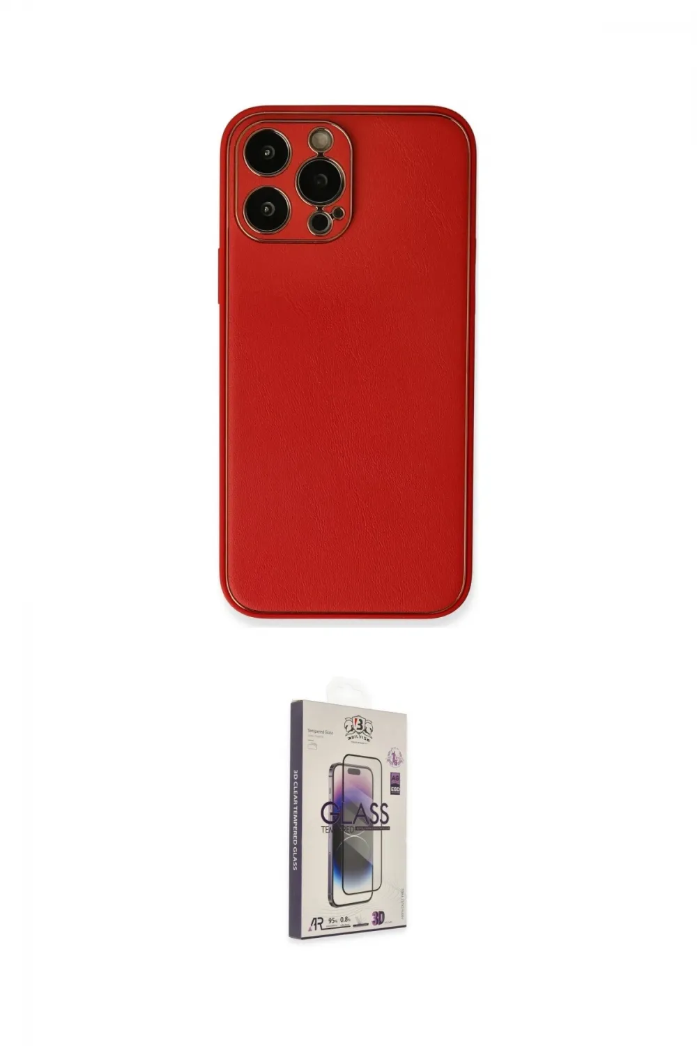 ieg™ iPhone 13 Pro Max Kılıf Yadigar Klasik - Siyah Bilvis 3D Cam Ekran Koruyucu