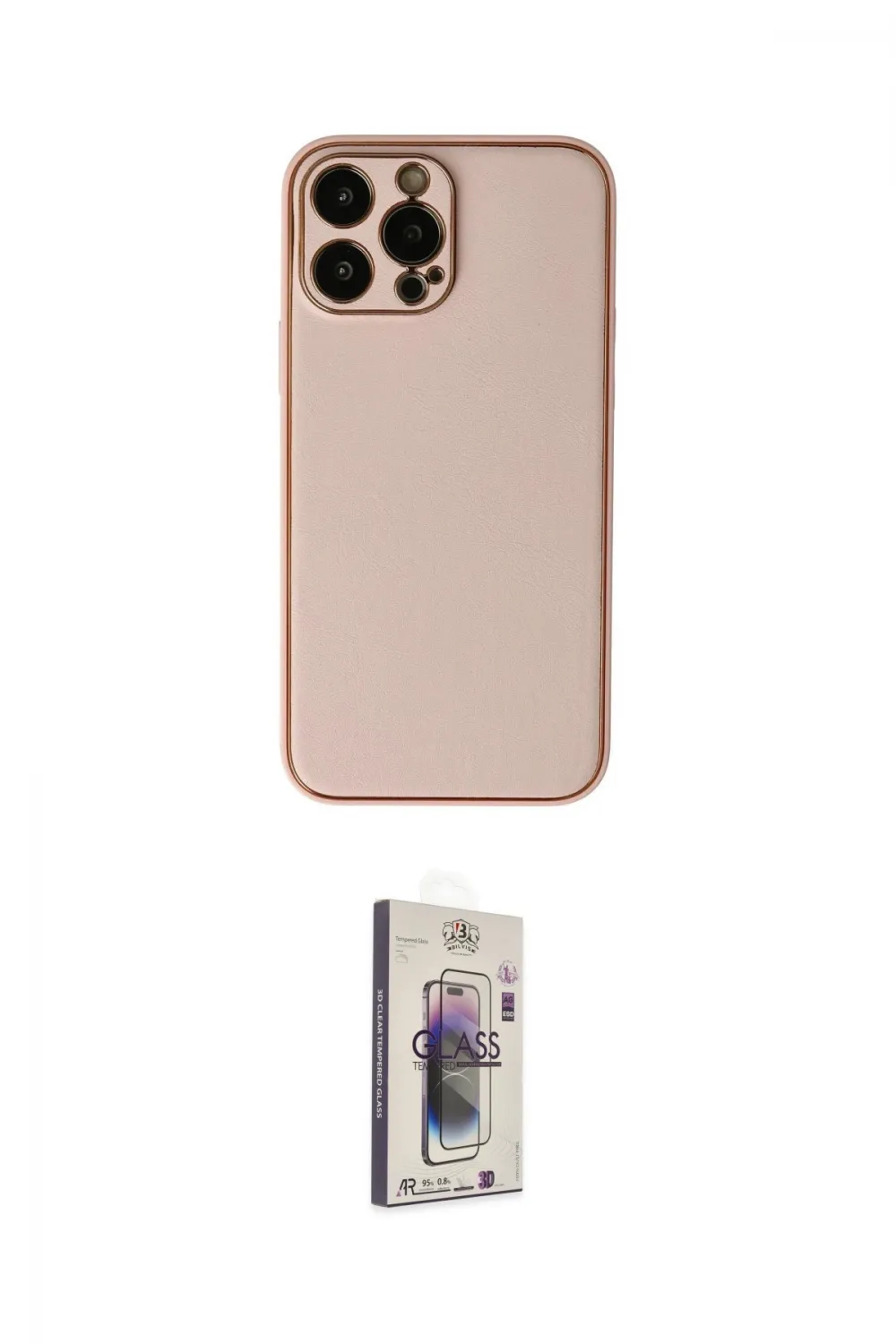 ieg™ iPhone 13 Pro Max Kılıf Yadigar Klasik - Siyah Bilvis 3D Cam Ekran Koruyucu