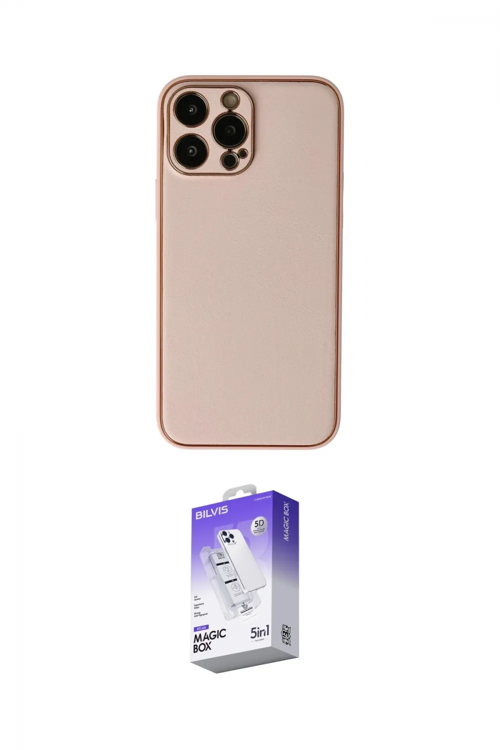 ieg™ iPhone 13 Pro Max Kılıf Yadigar Klasik - Siyah Bilvis 5in1 3D Magic Cam Ekran Koruyucu