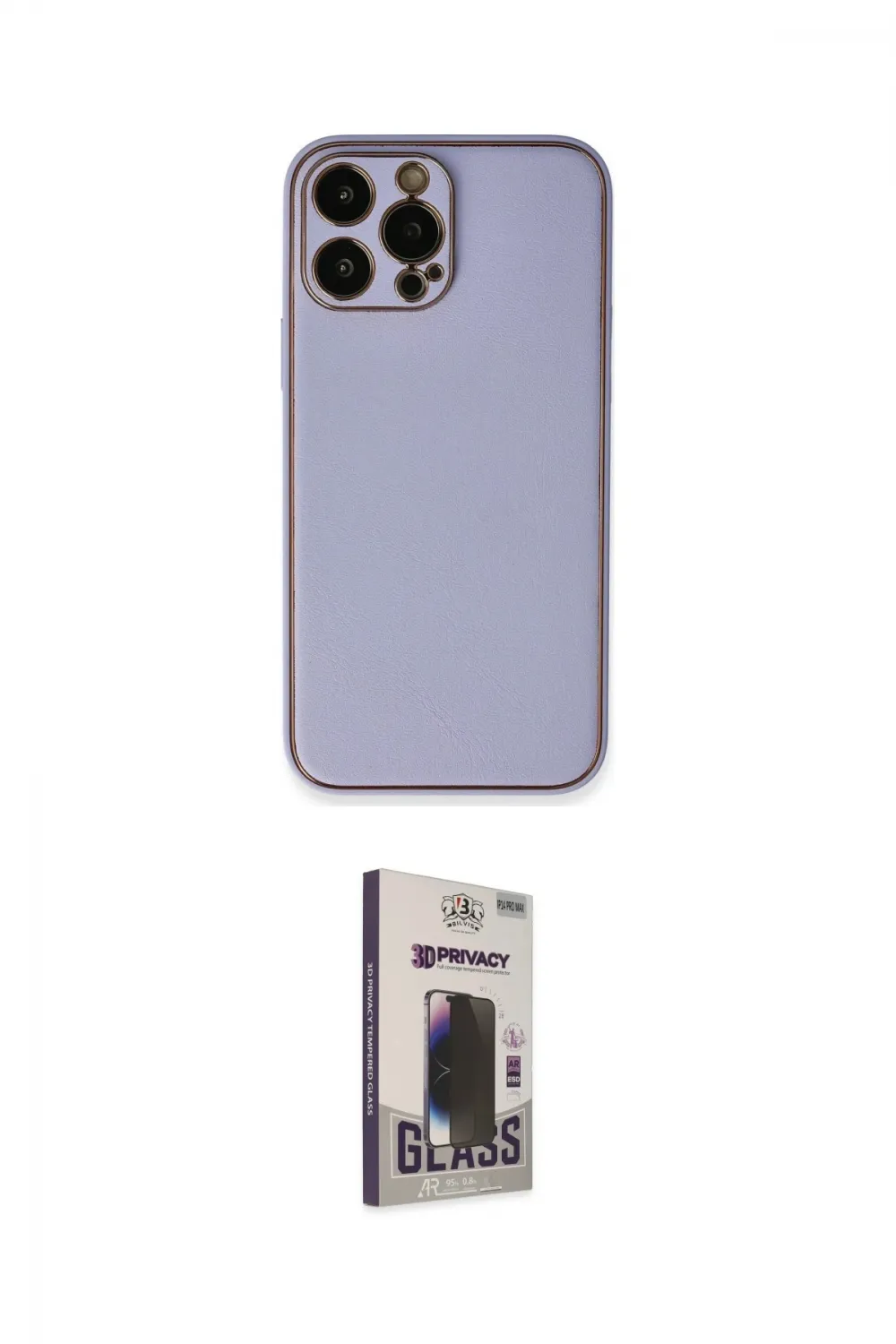 ieg™ iPhone 13 Pro Max Kılıf Yadigar Klasik - Siyah Bilvis Hayalet Cam Ekran Koruyucu