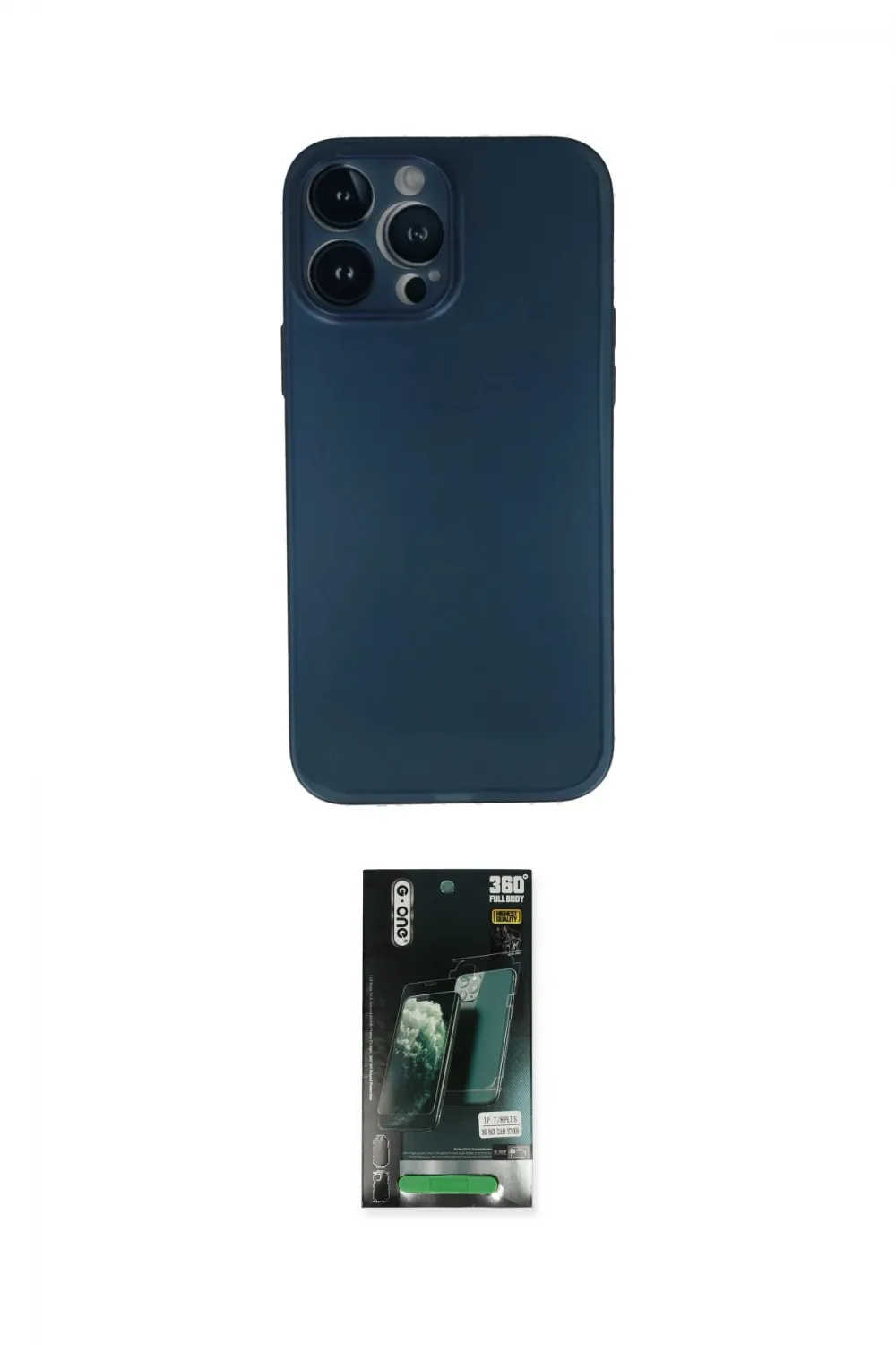 ieg™ iPhone 13 Pro Max Kılıf Yadigar Yansıma Serisi - Şeffaf 360 Full Body Arka Koruyucu