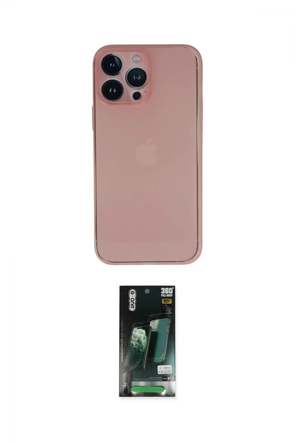 ieg™ iPhone 13 Pro Max Kılıf Yadigar Yansıma Serisi - Şeffaf 360 Full Body Arka Koruyucu