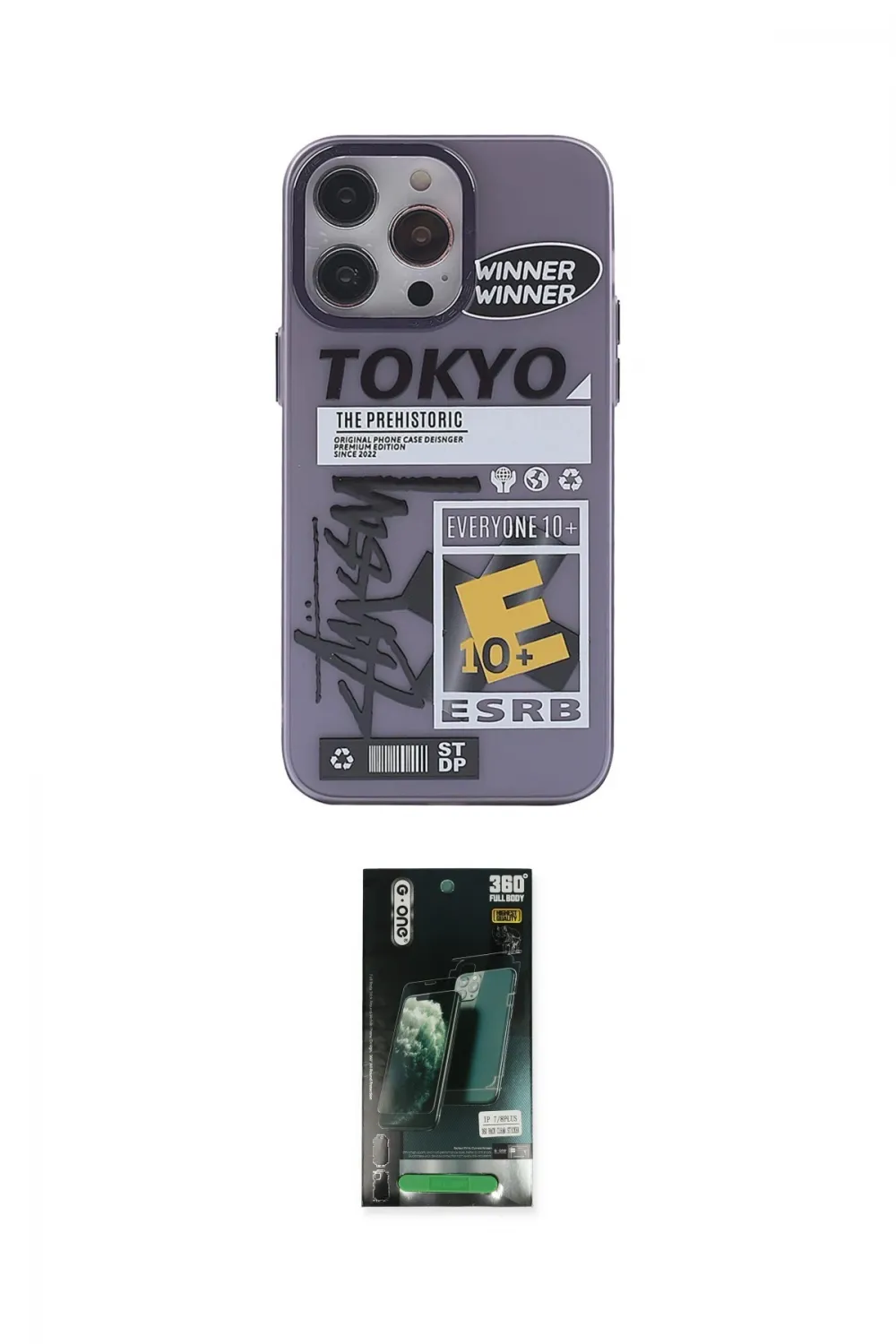 ieg™ iPhone 13 Pro Max Kılıf Zirve Form Özel Seri - Şeffaf 360 Full Body Arka Koruyucu