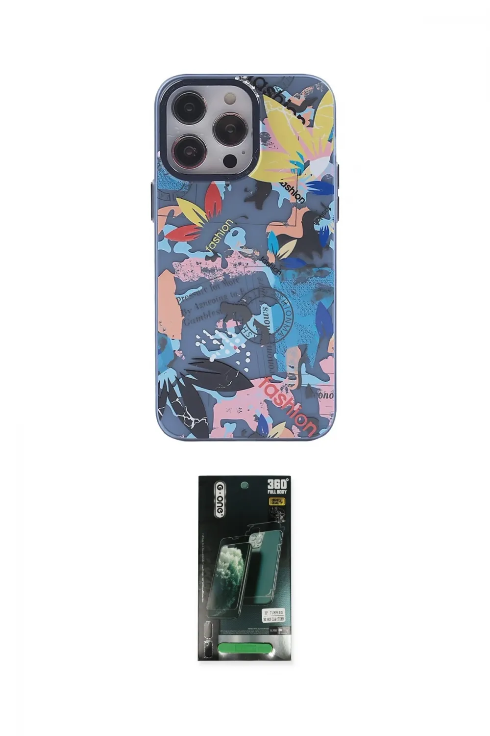ieg™ iPhone 13 Pro Max Kılıf Zirve Form Özel Seri - Şeffaf 360 Full Body Arka Koruyucu