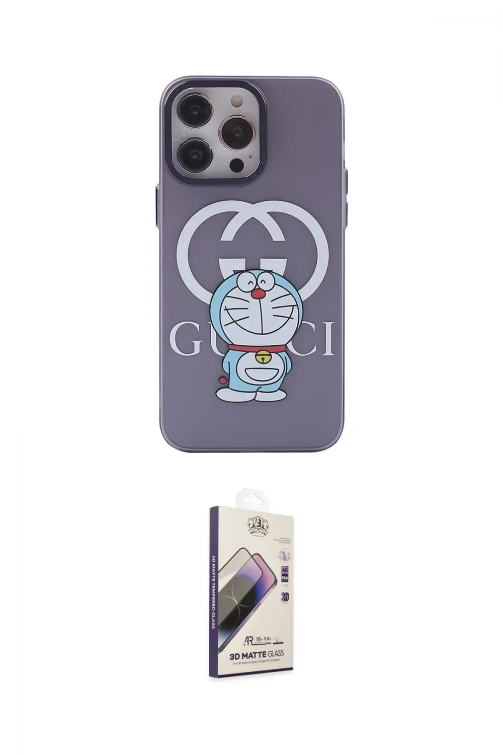 ieg™ iPhone 13 Pro Max Kılıf Zirve Form Özel Seri - Siyah Bilvis 3D Mat Cam Ekran Koruyucu