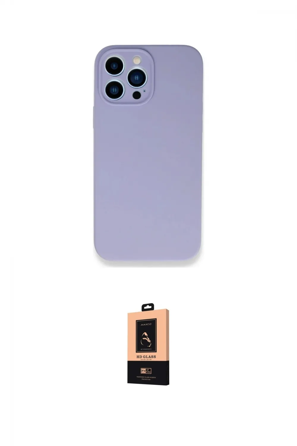 ieg™ iPhone 13 Pro Max Kılıf Zirve Modern Özel Seri - Şeffaf Maxco Cam Ekran Koruyucu