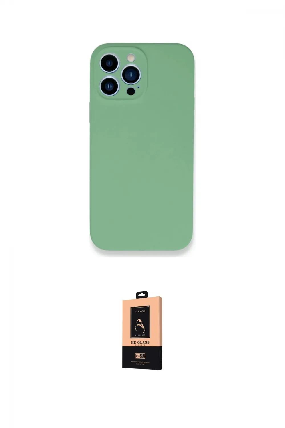 ieg™ iPhone 13 Pro Max Kılıf Zirve Modern Özel Seri - Şeffaf Maxco Cam Ekran Koruyucu