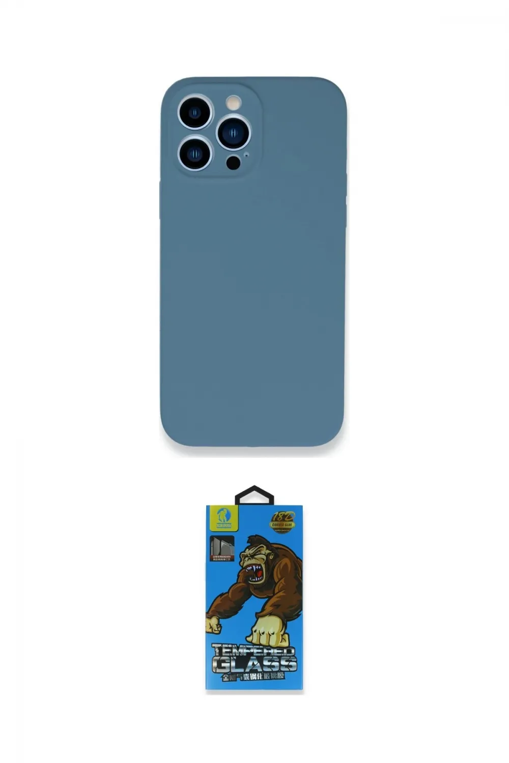 ieg™ iPhone 13 Pro Max Kılıf Zirve Modern Özel Seri - Siyah 18D Cam Ekran Koruyucu