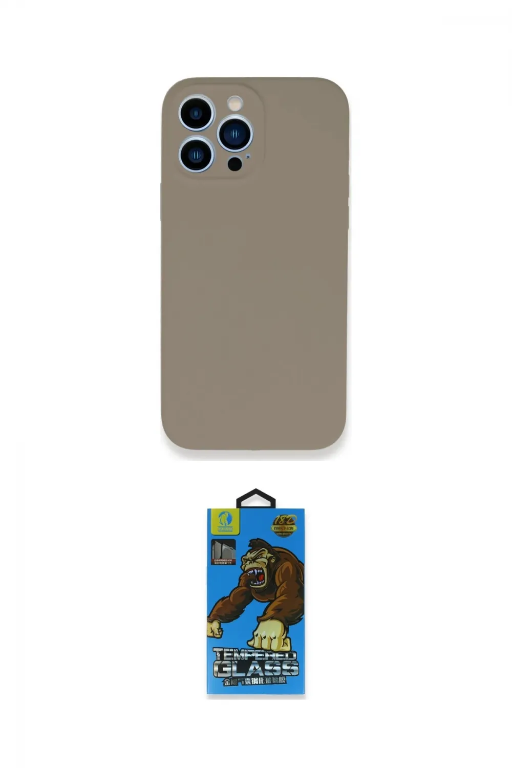 ieg™ iPhone 13 Pro Max Kılıf Zirve Modern Özel Seri - Siyah 18D Cam Ekran Koruyucu