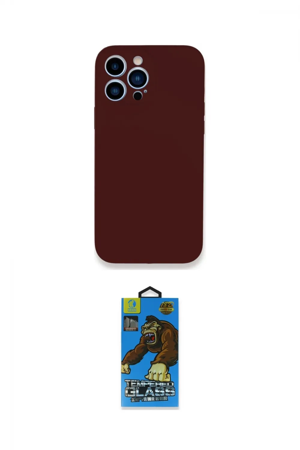 ieg™ iPhone 13 Pro Max Kılıf Zirve Modern Özel Seri - Siyah 18D Cam Ekran Koruyucu