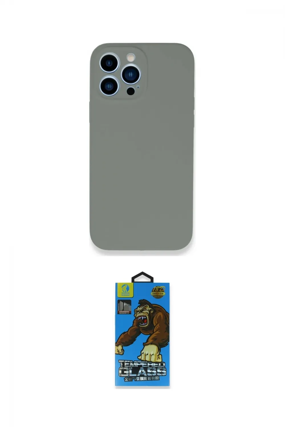 ieg™ iPhone 13 Pro Max Kılıf Zirve Modern Özel Seri - Siyah 18D Cam Ekran Koruyucu