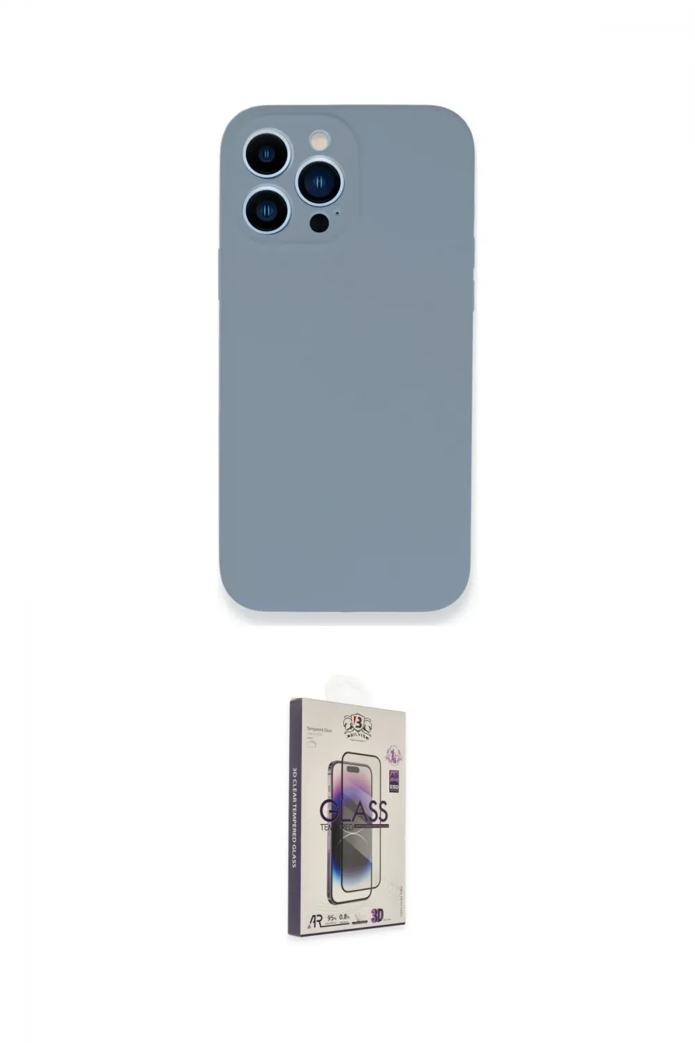 ieg™ iPhone 13 Pro Max Kılıf Zirve Modern Özel Seri - Siyah Bilvis 3D Cam Ekran Koruyucu