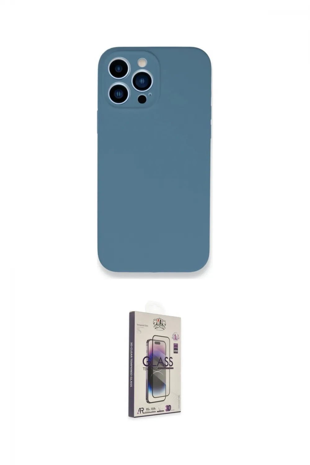 ieg™ iPhone 13 Pro Max Kılıf Zirve Modern Özel Seri - Siyah Bilvis 3D Cam Ekran Koruyucu