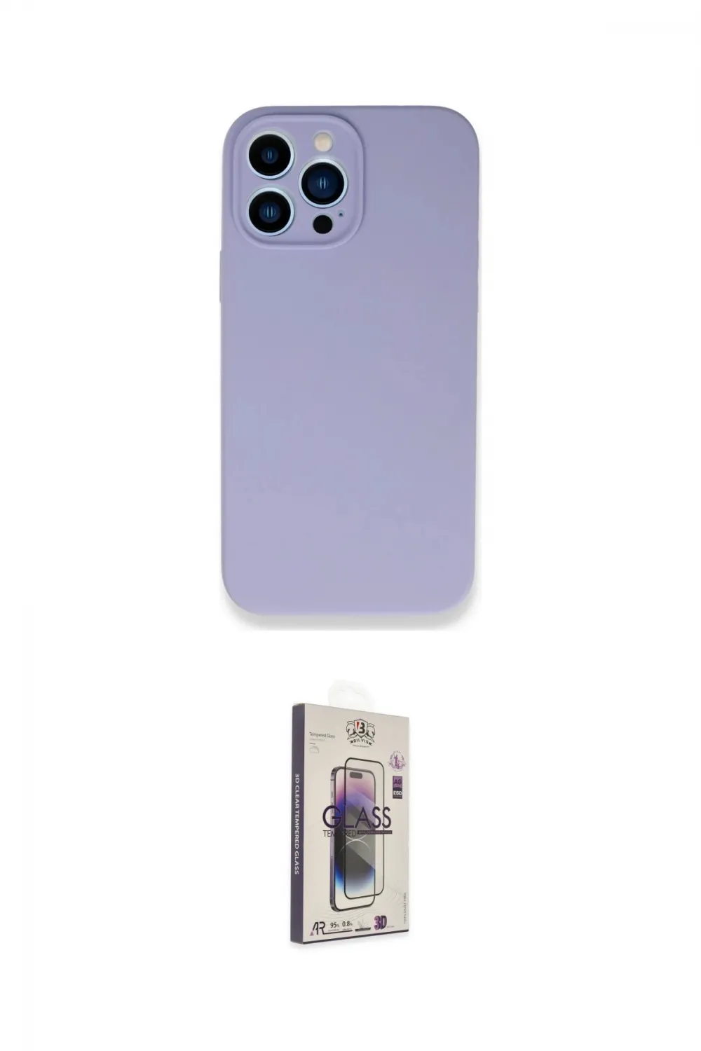 ieg™ iPhone 13 Pro Max Kılıf Zirve Modern Özel Seri - Siyah Bilvis 3D Cam Ekran Koruyucu