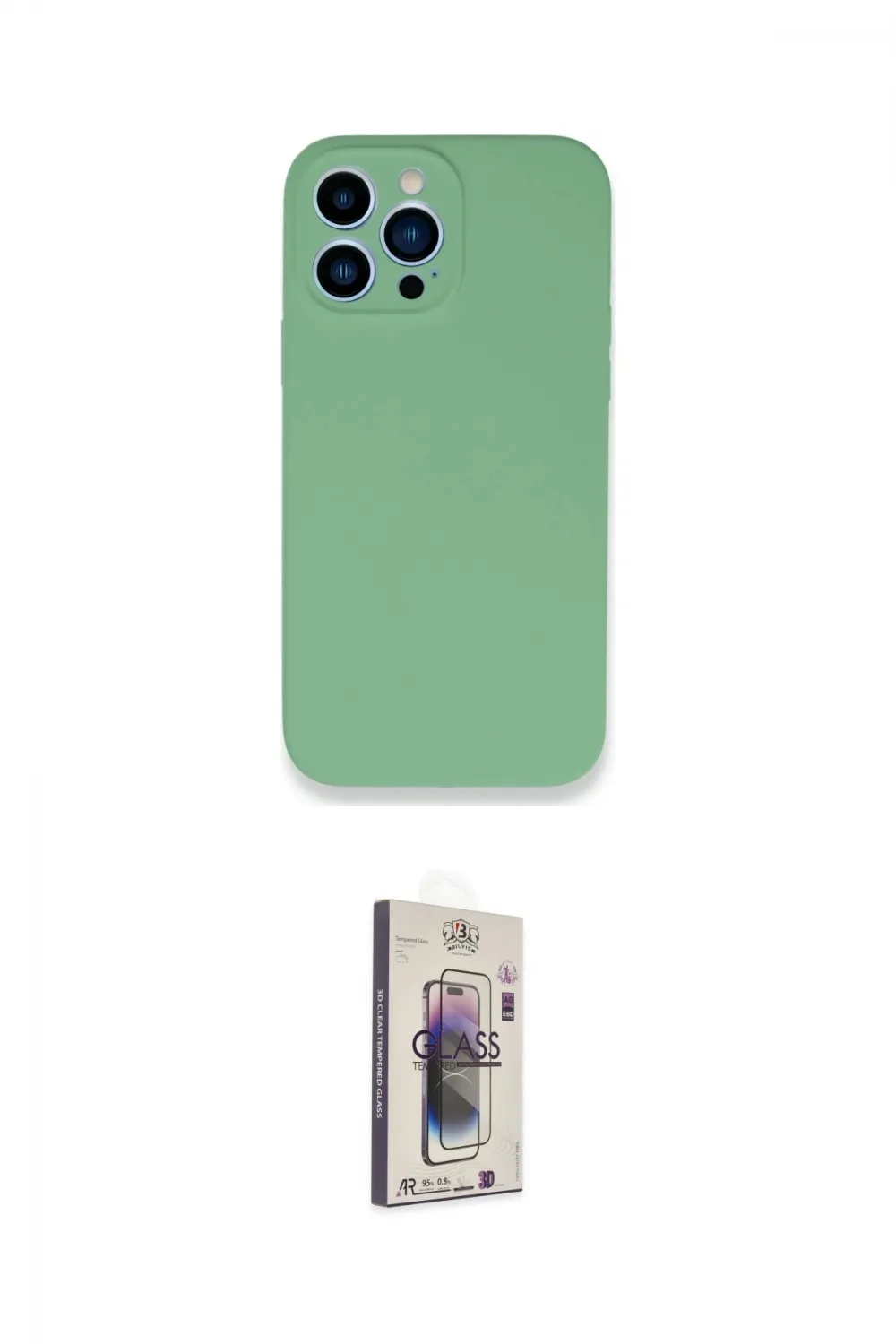 ieg™ iPhone 13 Pro Max Kılıf Zirve Modern Özel Seri - Siyah Bilvis 3D Cam Ekran Koruyucu