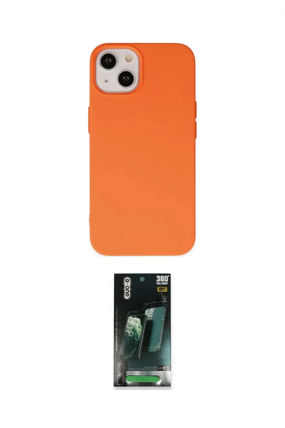 ieg™ iPhone 14 Kılıf Ahenk Serisi - Şeffaf 360 Full Body Arka Koruyucu