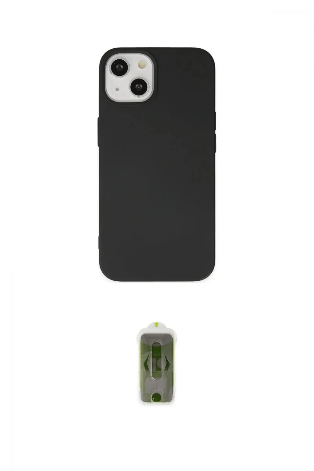 ieg™ iPhone 14 Kılıf Ahenk Serisi - Siyah Joko Magic 5D Hayalet Cam
