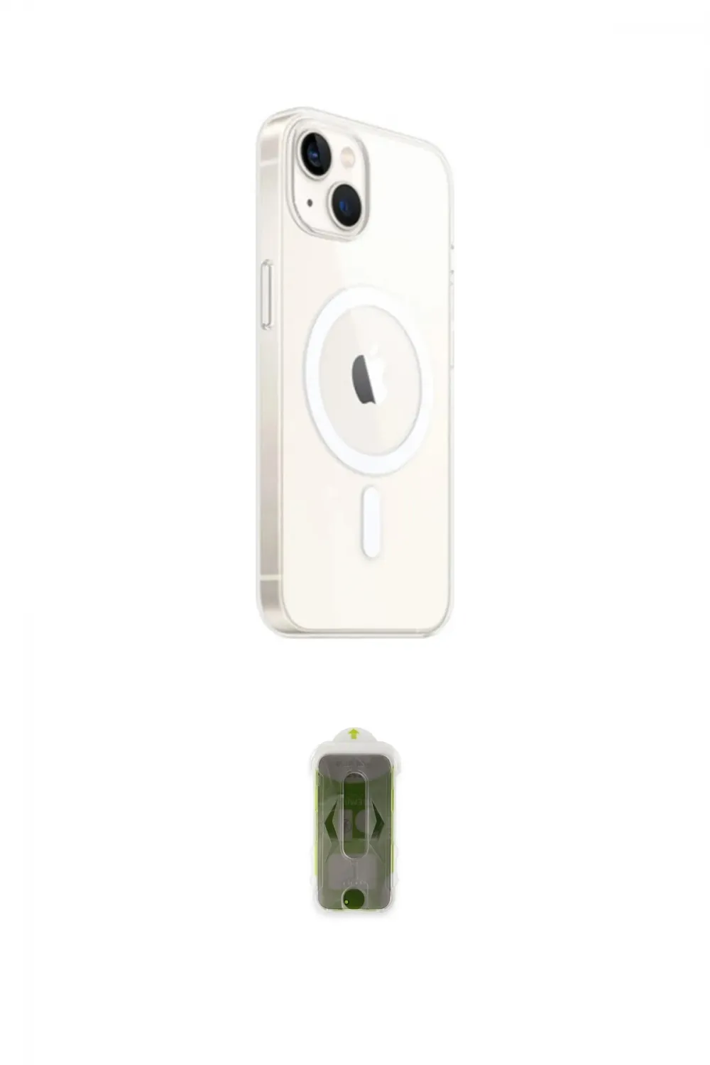 ieg™ iPhone 14 Kılıf Ahenk Yansıma Prime - Siyah Joko Magic 5D Hayalet Cam