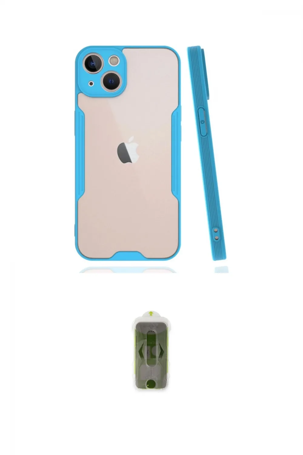 ieg™ iPhone 14 Kılıf Atlas Asil Serisi - Siyah Joko Magic 5D Hayalet Cam