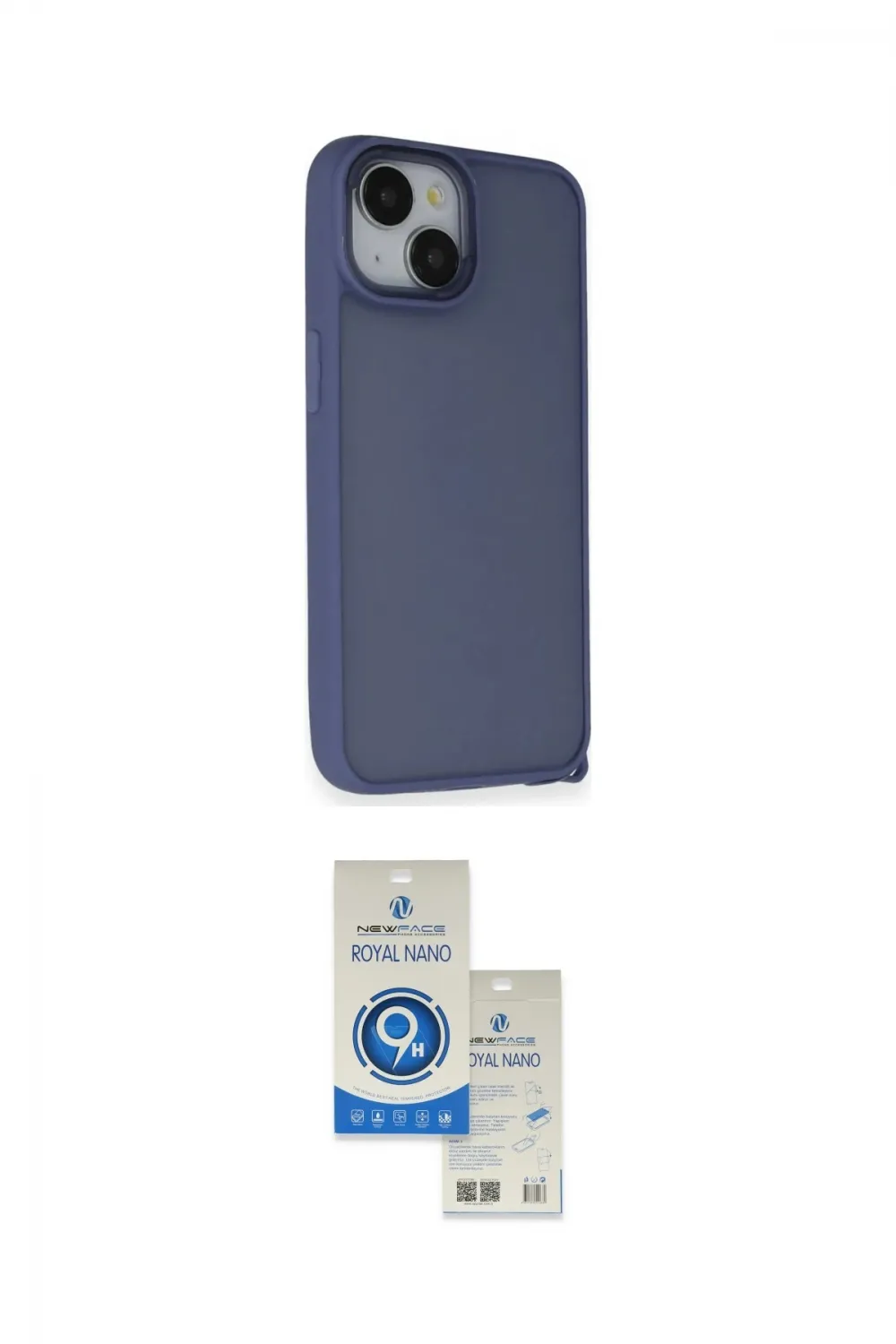 ieg™ iPhone 14 Kılıf Atlas Form - Şeffaf Royal Nano Ekran Koruyucu