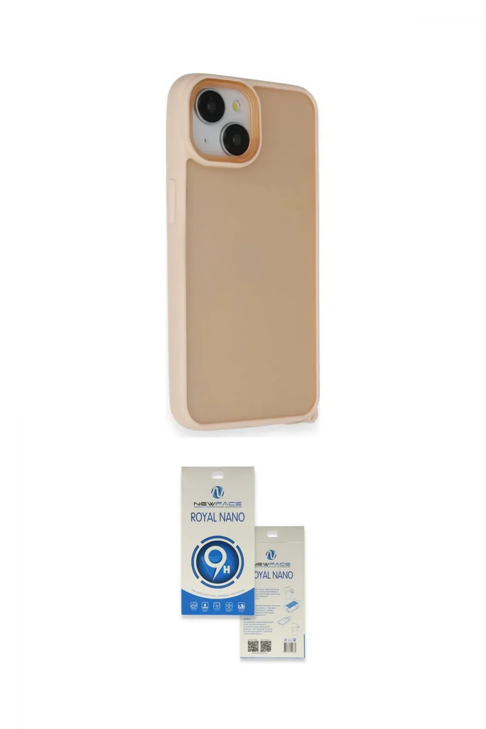 ieg™ iPhone 14 Kılıf Atlas Form - Şeffaf Royal Nano Ekran Koruyucu
