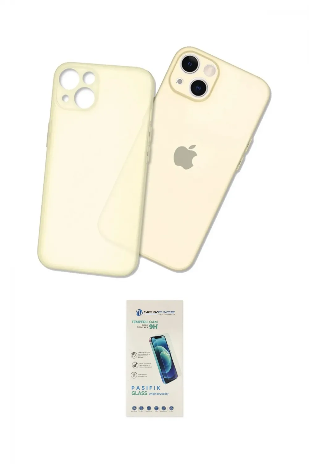 ieg™ iPhone 14 Kılıf Atlas Minimal Prime - Şeffaf Pasifik Cam Ekran Koruyucu