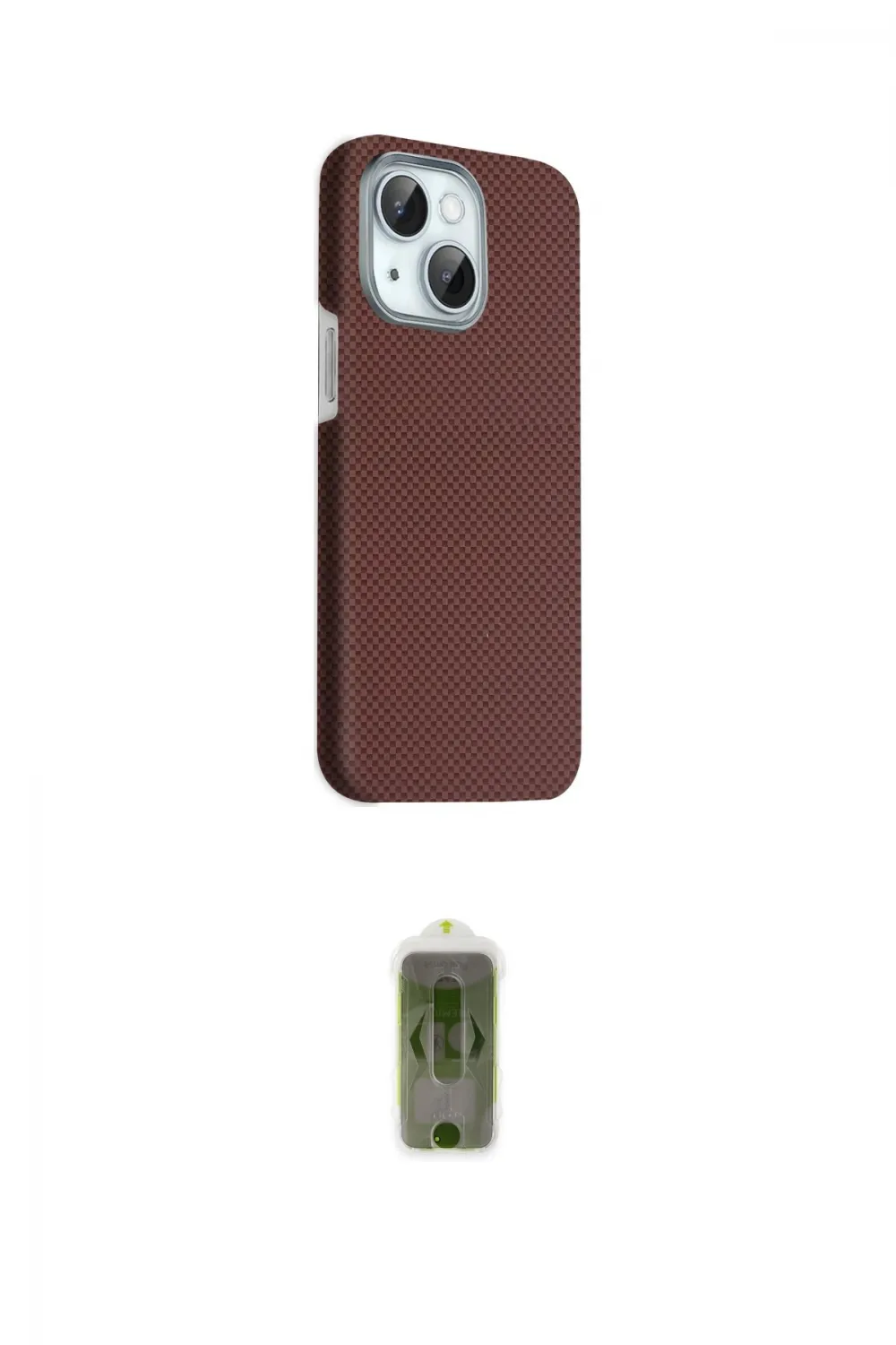 ieg™ iPhone 14 Kılıf Kozmos Klasik Prime - Siyah Joko Magic 5D Hayalet Cam