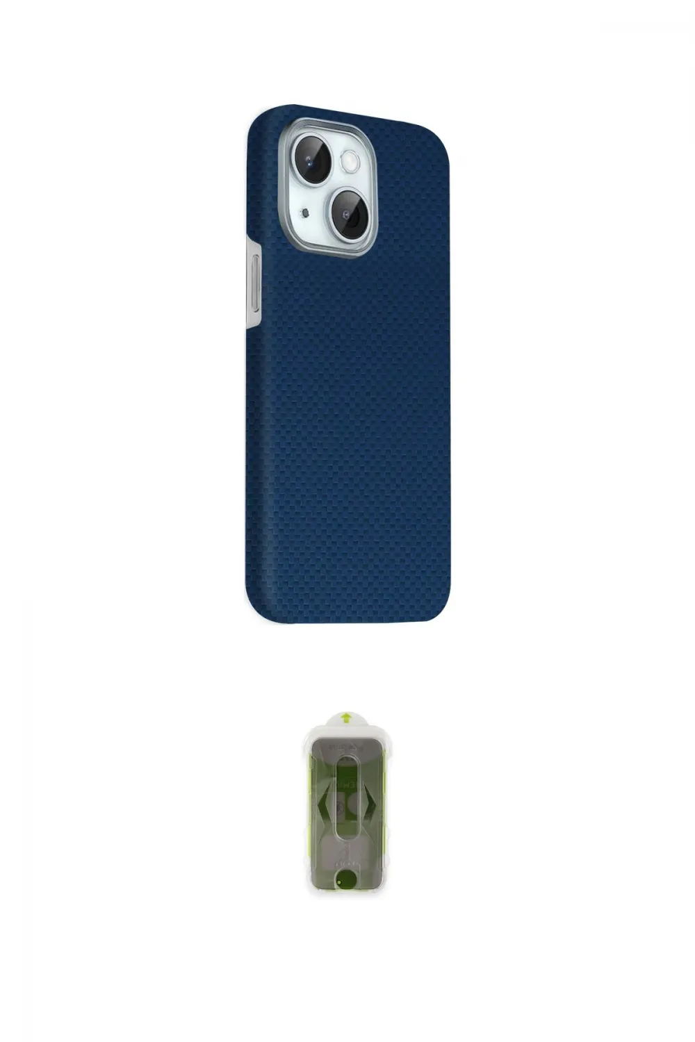 ieg™ iPhone 14 Kılıf Kozmos Klasik Prime - Siyah Joko Magic 5D Hayalet Cam