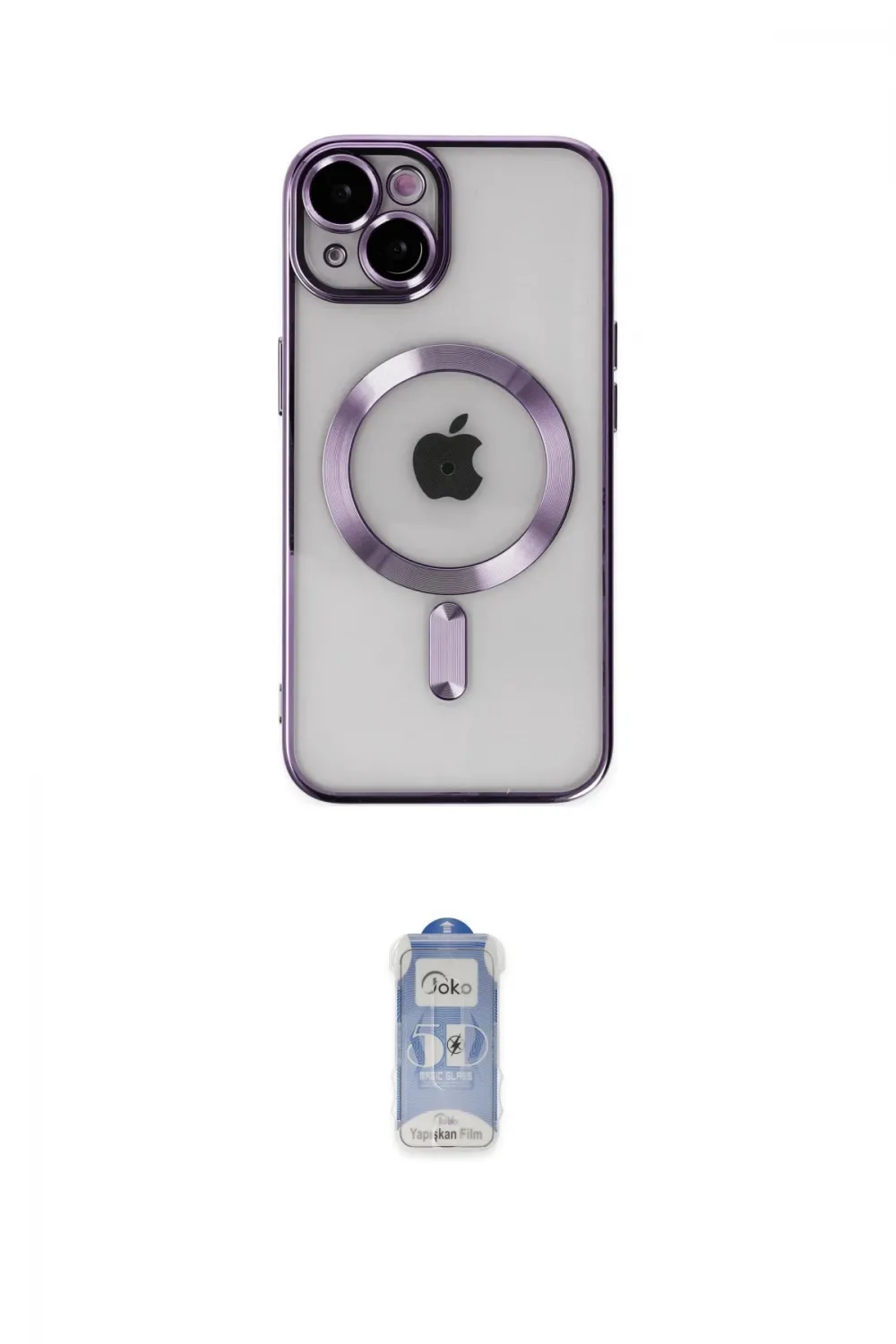 ieg™ iPhone 14 Kılıf Nova Işık Özel Seri - Siyah Joko Magic 5D Cam