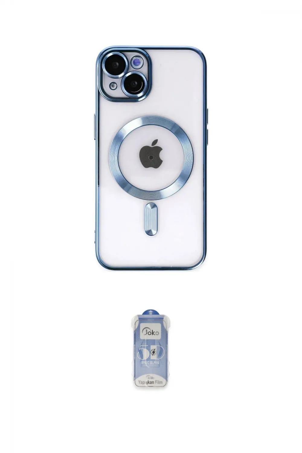 ieg™ iPhone 14 Kılıf Nova Işık Özel Seri - Siyah Joko Magic 5D Cam