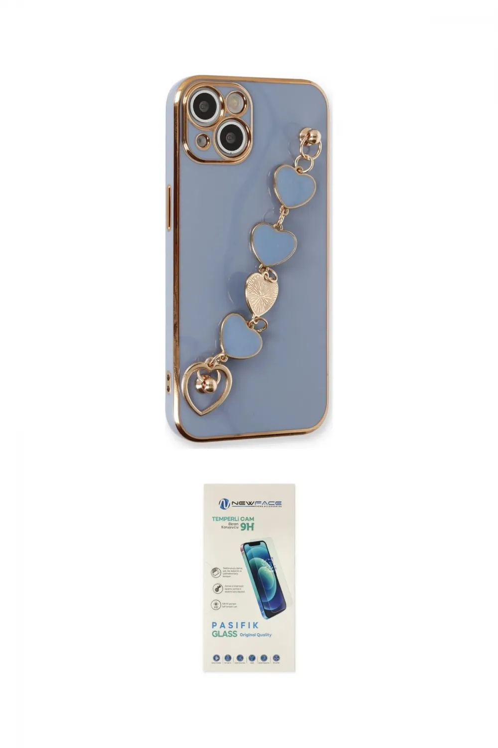 ieg™ iPhone 14 Kılıf Nova Işık Prime - Şeffaf Pasifik Cam Ekran Koruyucu