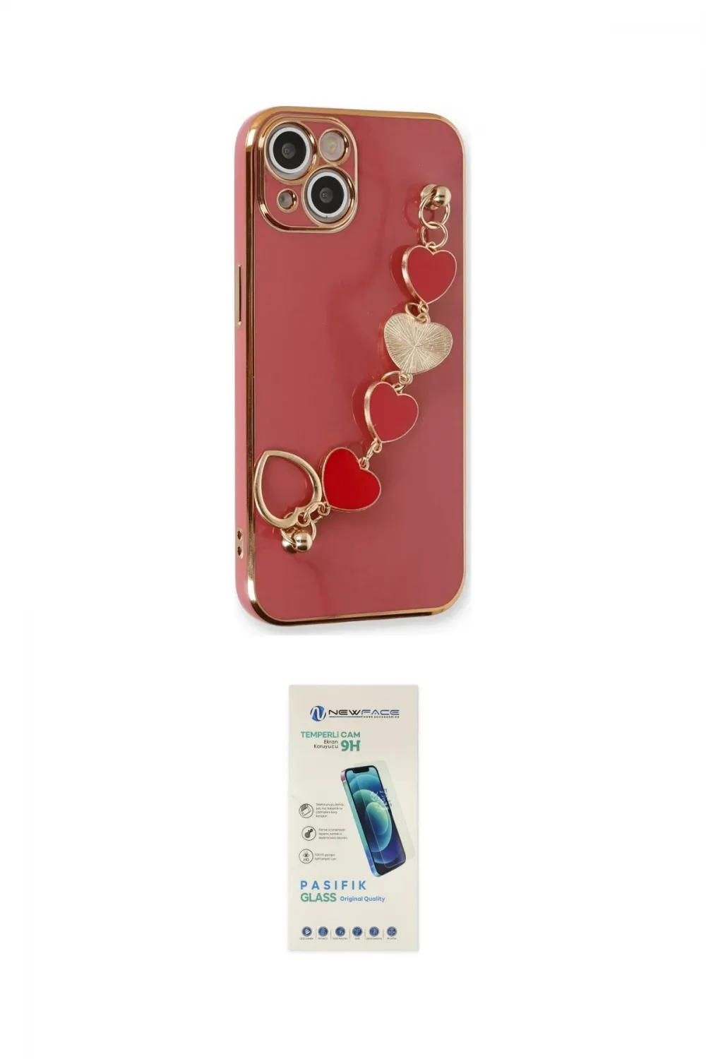 ieg™ iPhone 14 Kılıf Nova Işık Prime - Şeffaf Pasifik Cam Ekran Koruyucu