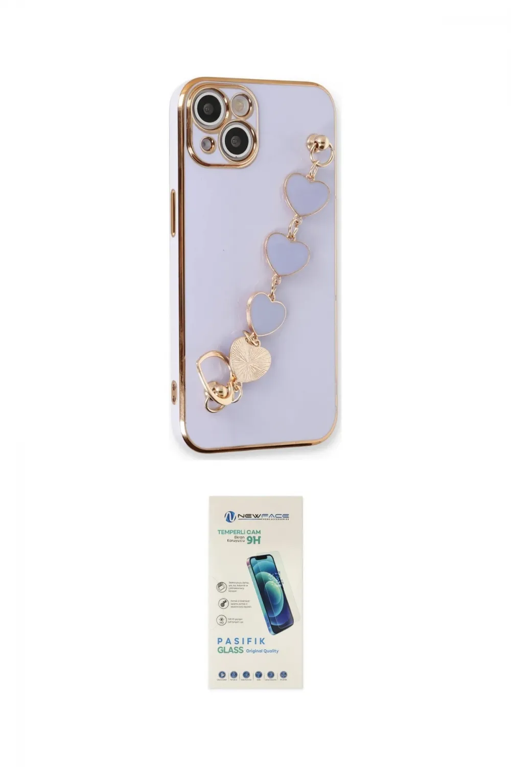ieg™ iPhone 14 Kılıf Nova Işık Prime - Şeffaf Pasifik Cam Ekran Koruyucu