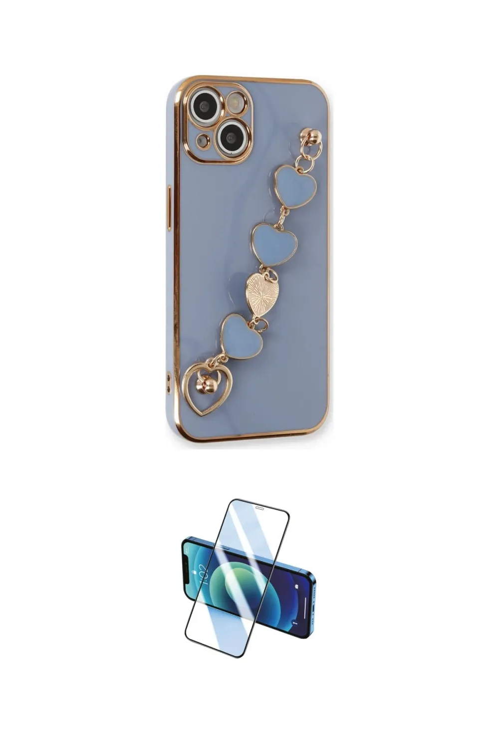 ieg™ iPhone 14 Kılıf Nova Işık Prime - Siyah 3D Antistatik Cam Ekran Koruyucu