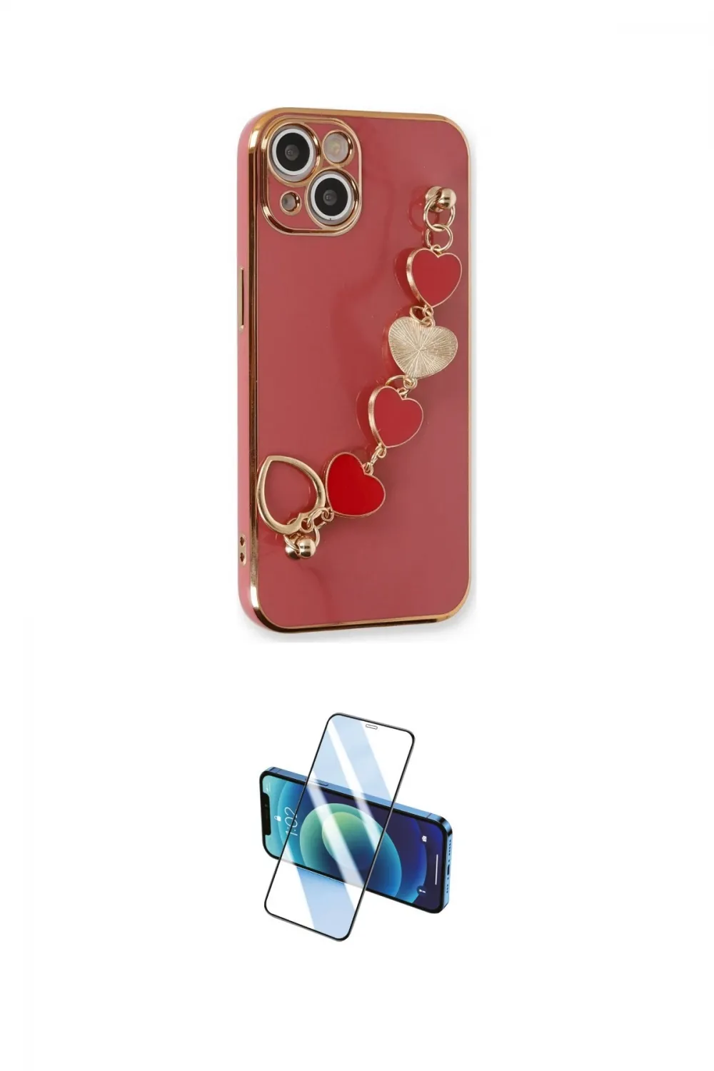 ieg™ iPhone 14 Kılıf Nova Işık Prime - Siyah 3D Antistatik Cam Ekran Koruyucu