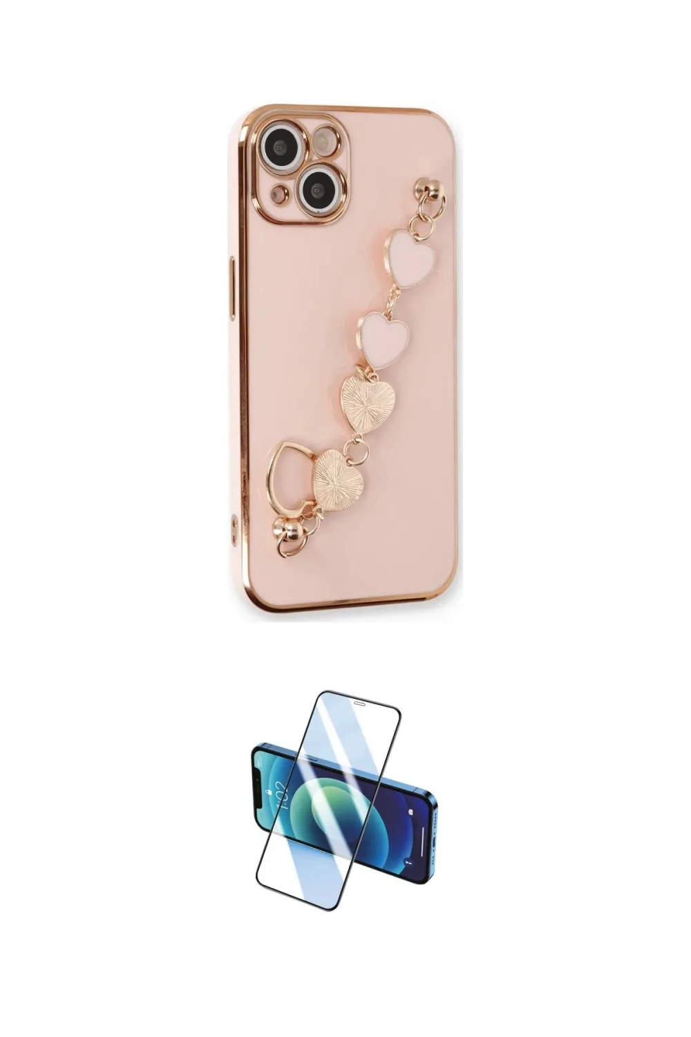 ieg™ iPhone 14 Kılıf Nova Işık Prime - Siyah 3D Antistatik Cam Ekran Koruyucu