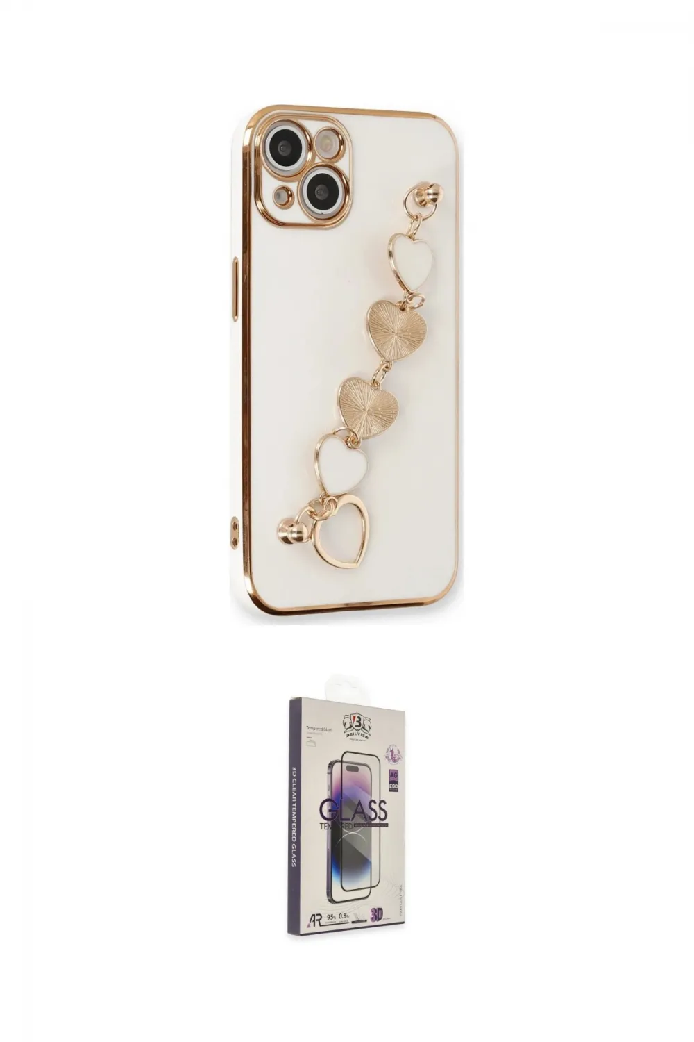 ieg™ iPhone 14 Kılıf Nova Işık Prime - Siyah Bilvis 3D Cam Ekran Koruyucu