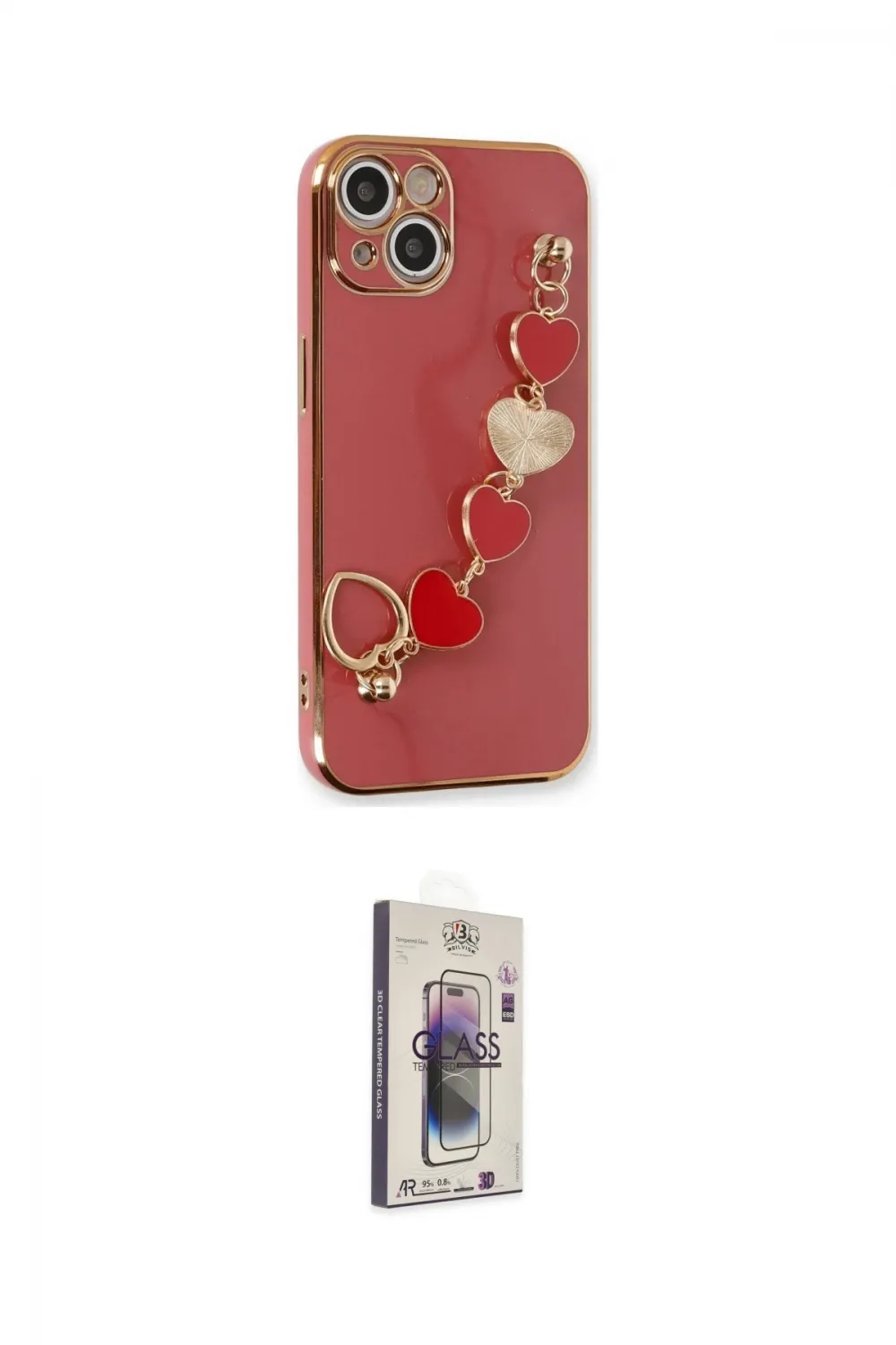 ieg™ iPhone 14 Kılıf Nova Işık Prime - Siyah Bilvis 3D Cam Ekran Koruyucu