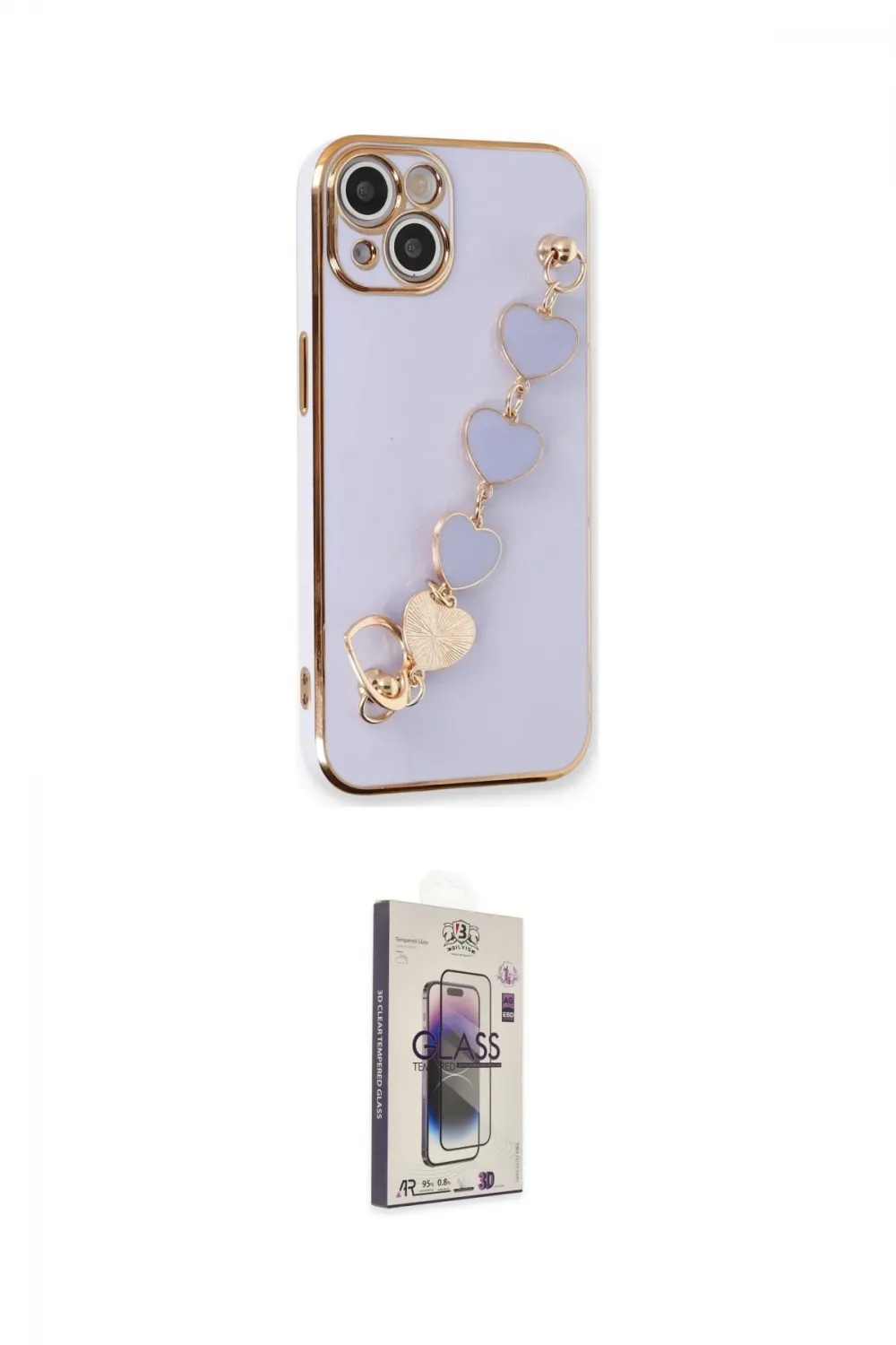 ieg™ iPhone 14 Kılıf Nova Işık Prime - Siyah Bilvis 3D Cam Ekran Koruyucu