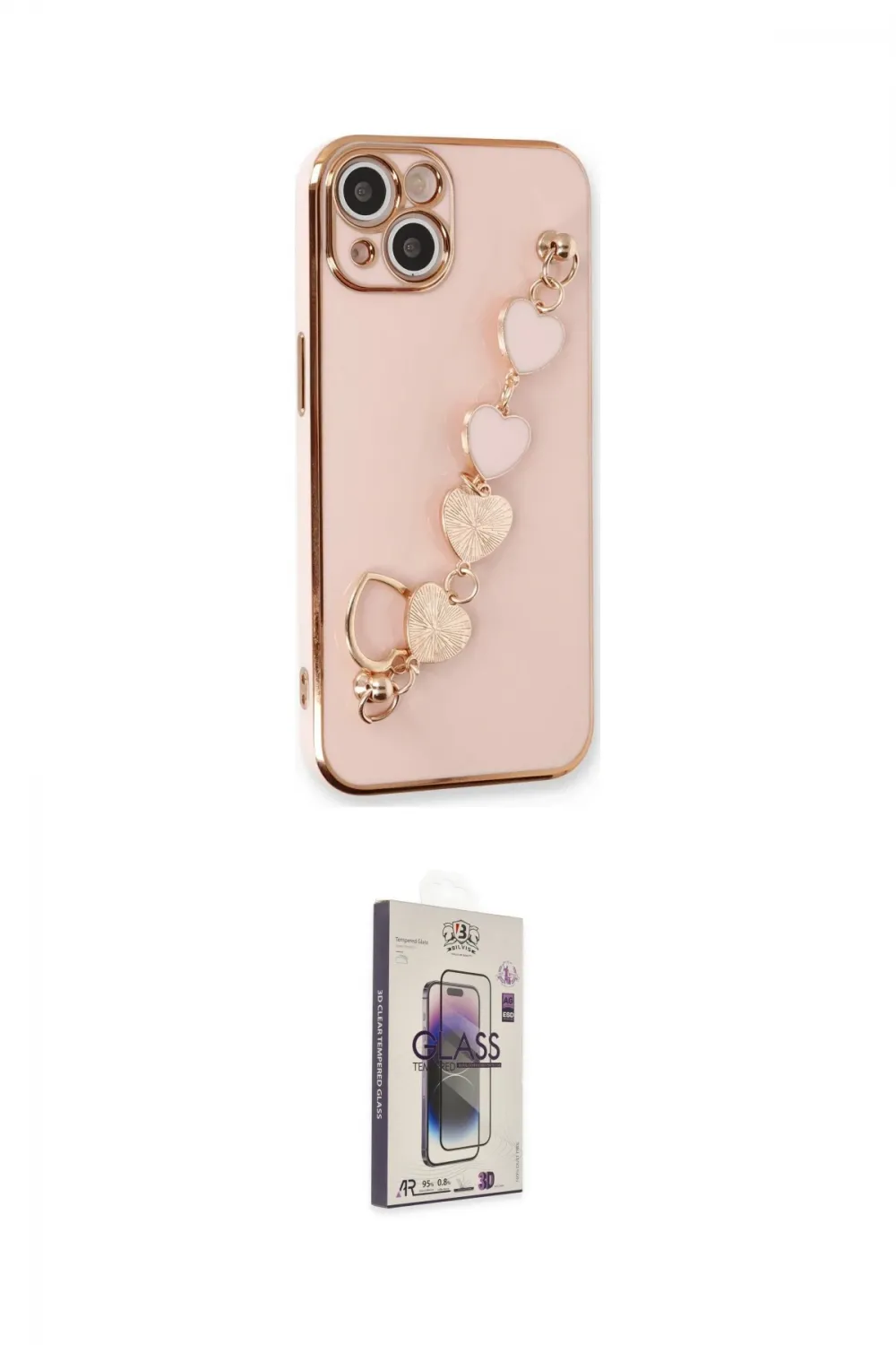 ieg™ iPhone 14 Kılıf Nova Işık Prime - Siyah Bilvis 3D Cam Ekran Koruyucu