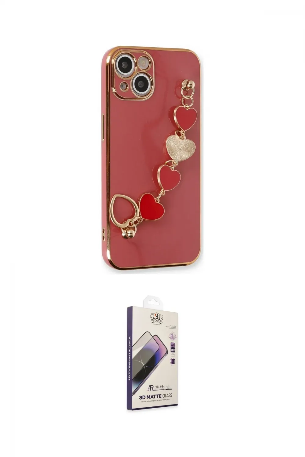 ieg™ iPhone 14 Kılıf Nova Işık Prime - Siyah Bilvis 3D Mat Cam Ekran Koruyucu