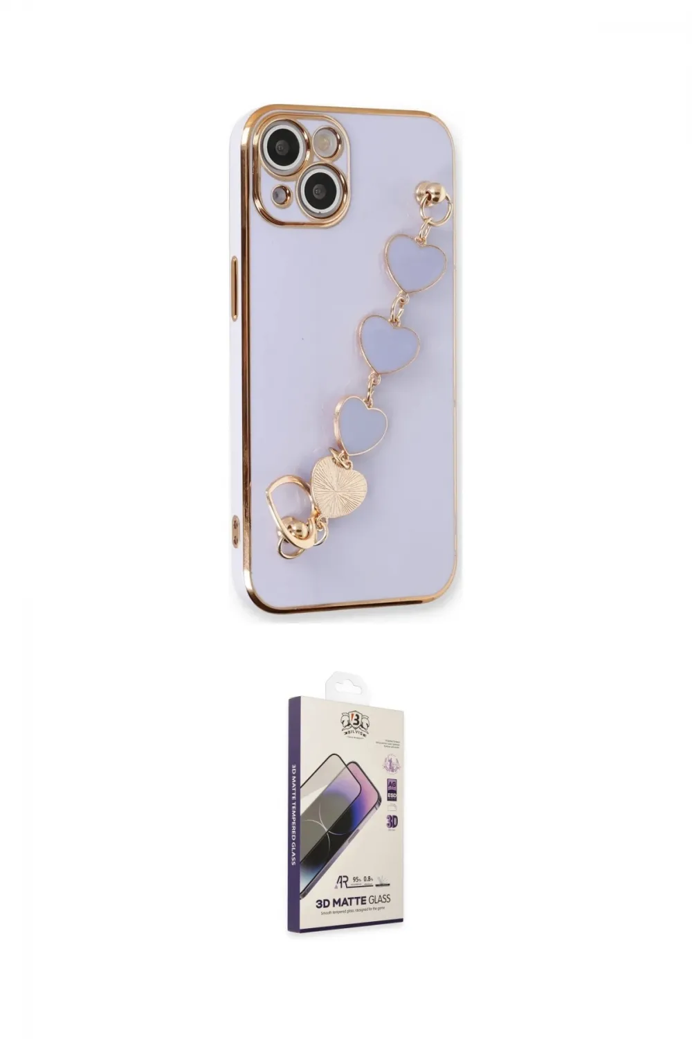 ieg™ iPhone 14 Kılıf Nova Işık Prime - Siyah Bilvis 3D Mat Cam Ekran Koruyucu