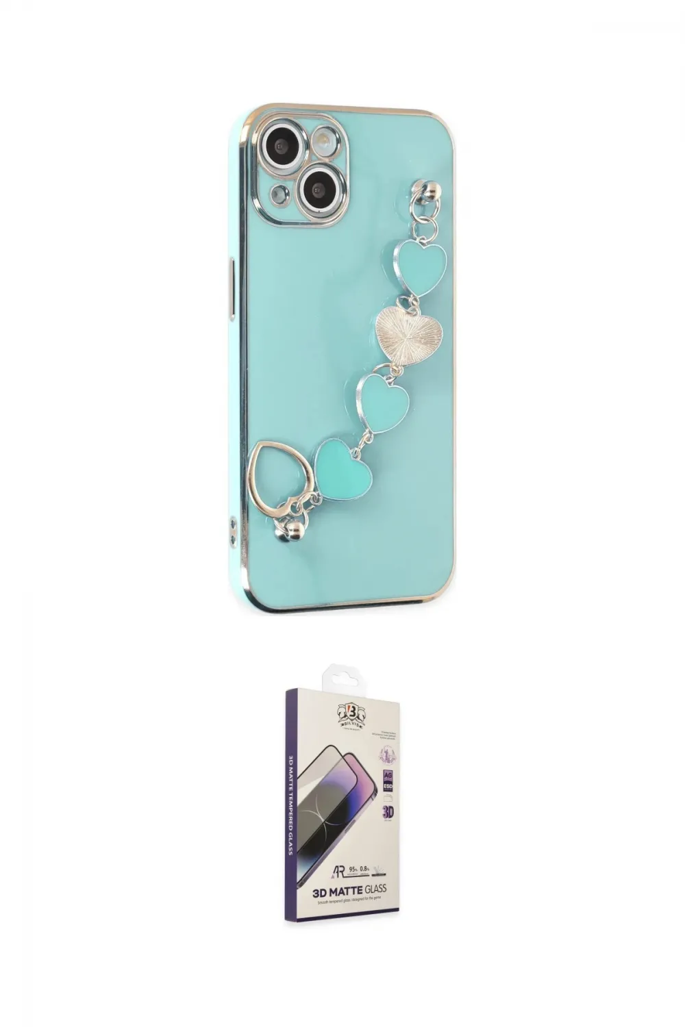 ieg™ iPhone 14 Kılıf Nova Işık Prime - Siyah Bilvis 3D Mat Cam Ekran Koruyucu
