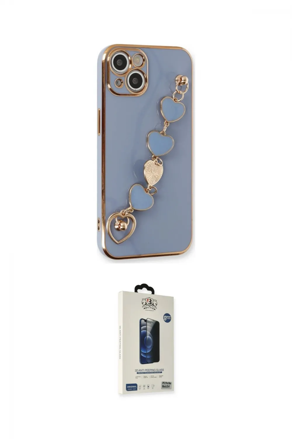 ieg™ iPhone 14 Kılıf Nova Işık Prime - Siyah Bilvis Hayalet Cam Ekran Koruyucu