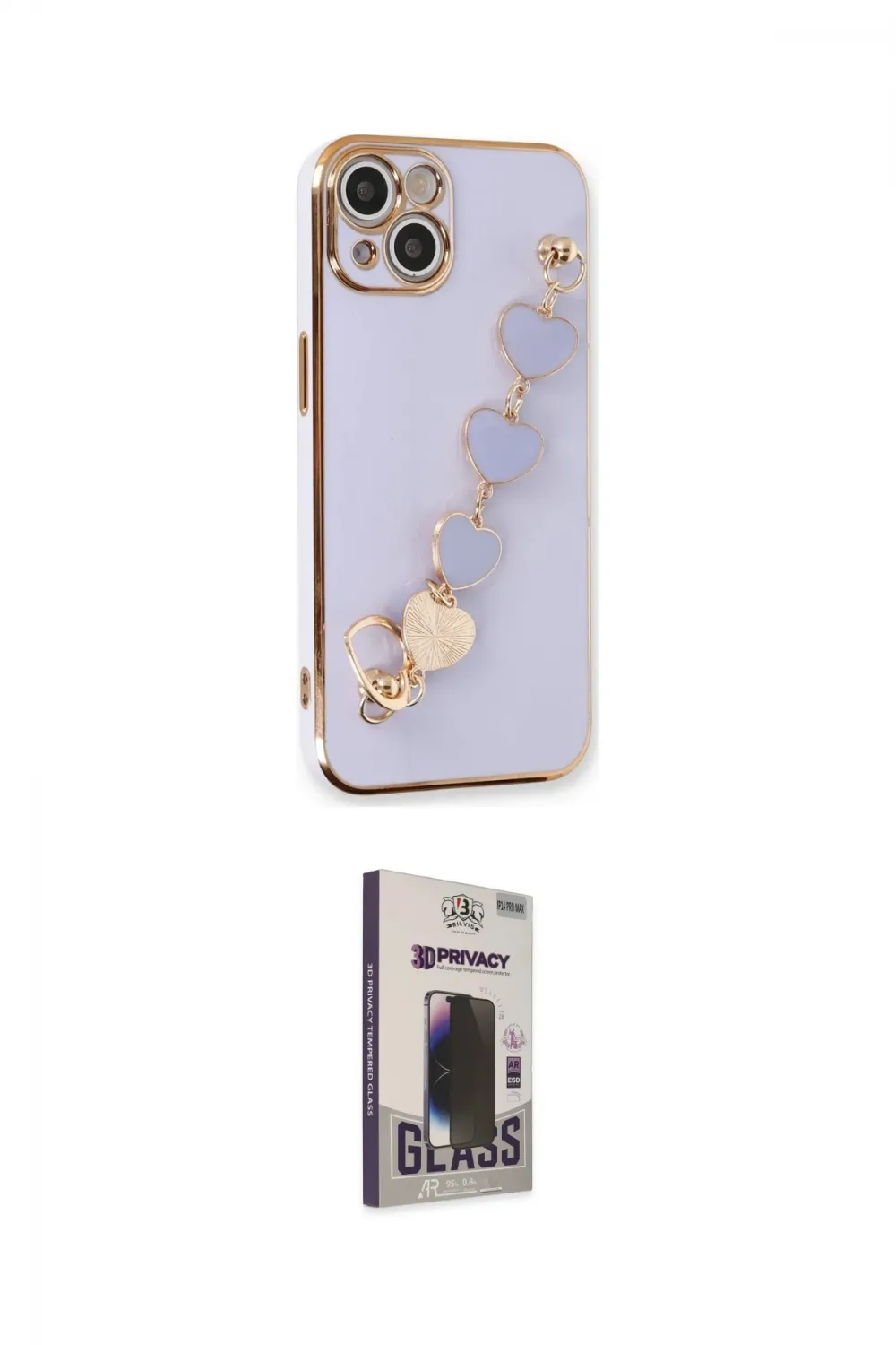 ieg™ iPhone 14 Kılıf Nova Işık Prime - Siyah Bilvis Hayalet Cam Ekran Koruyucu