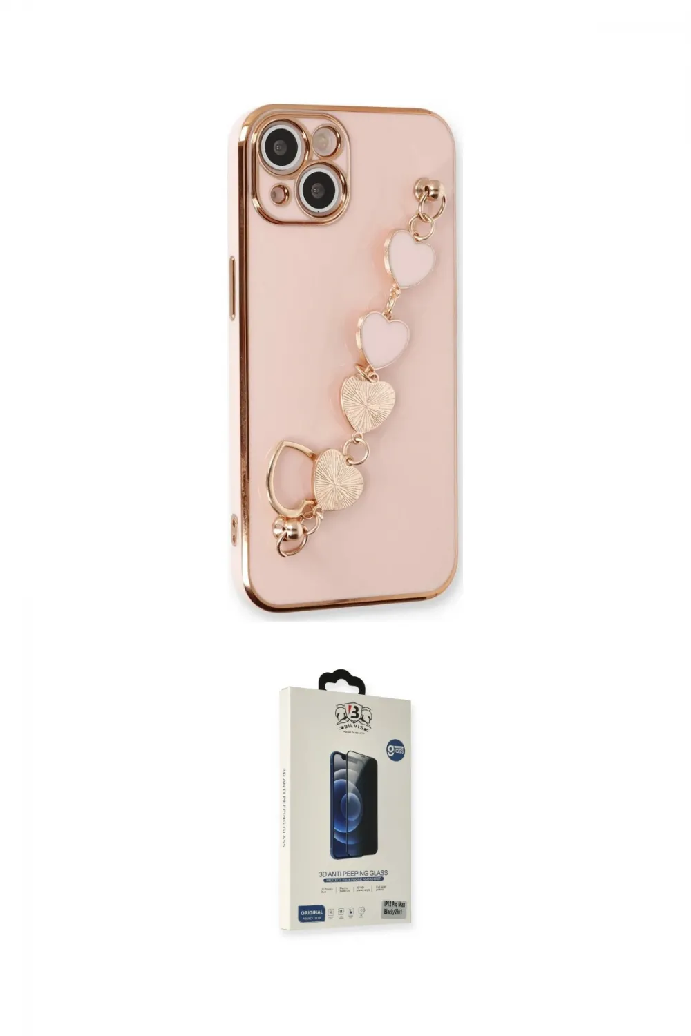 ieg™ iPhone 14 Kılıf Nova Işık Prime - Siyah Bilvis Hayalet Cam Ekran Koruyucu