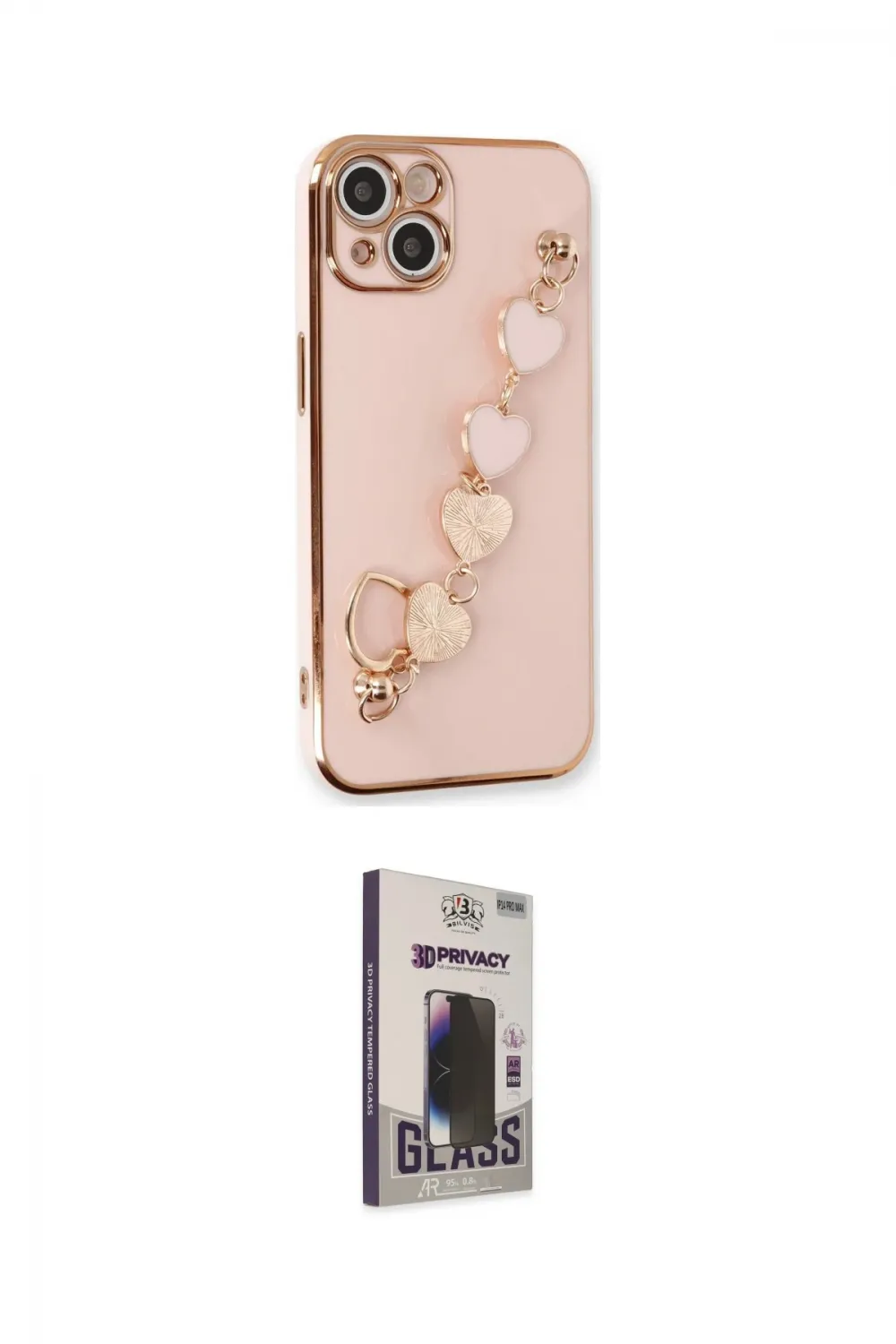 ieg™ iPhone 14 Kılıf Nova Işık Prime - Siyah Bilvis Hayalet Cam Ekran Koruyucu